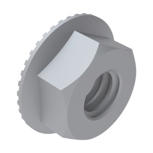Nut - 1/4-20 Flanged Serr